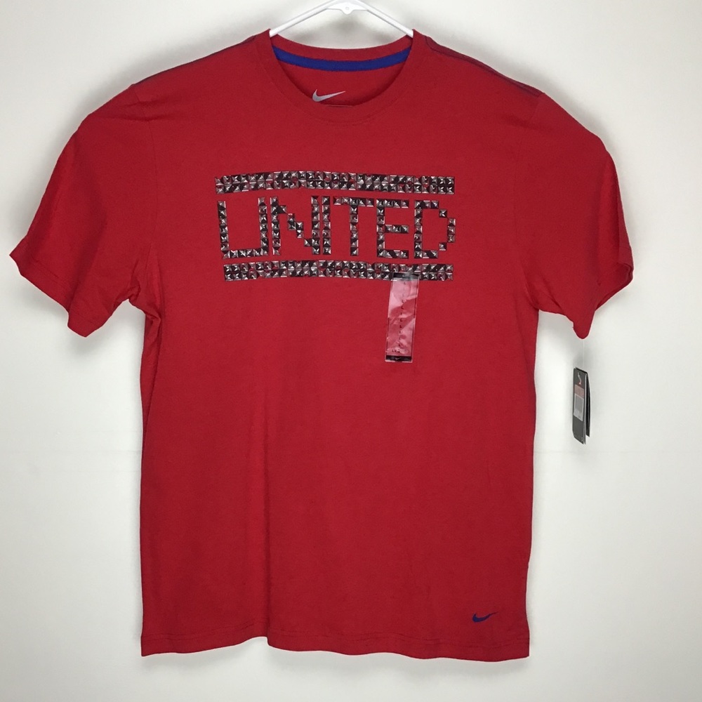 NWT Nike Manchester United Premier League mens short sleeve tee shirt large